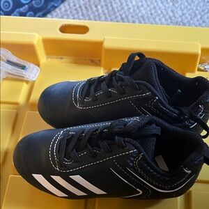 Adidas Kids Black and White Sneakers